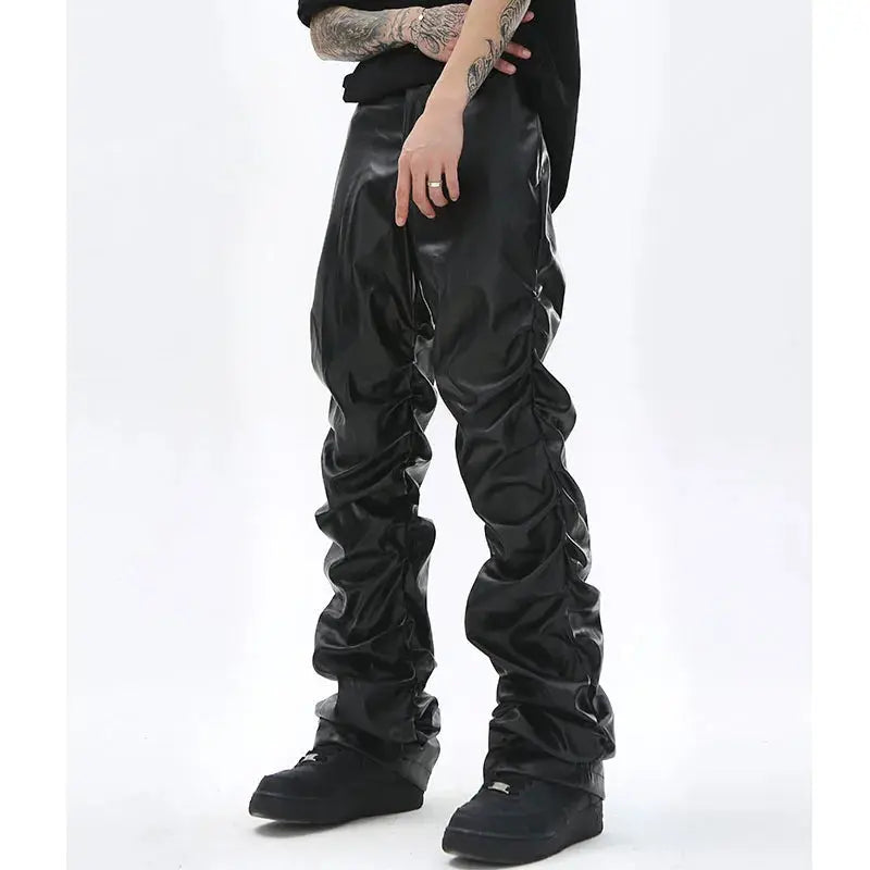 Hip Hop Leather Pants
