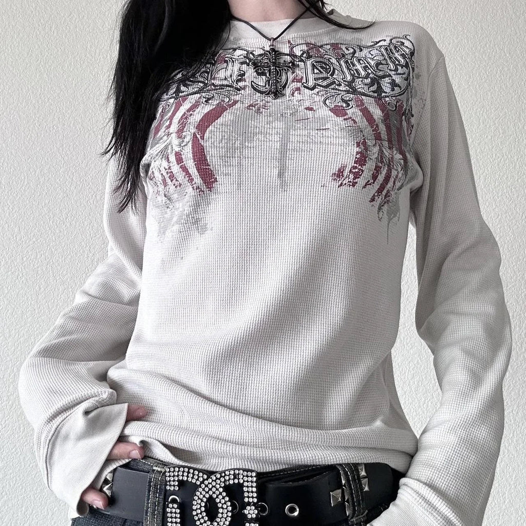 2000s Grunge Women Shirt
