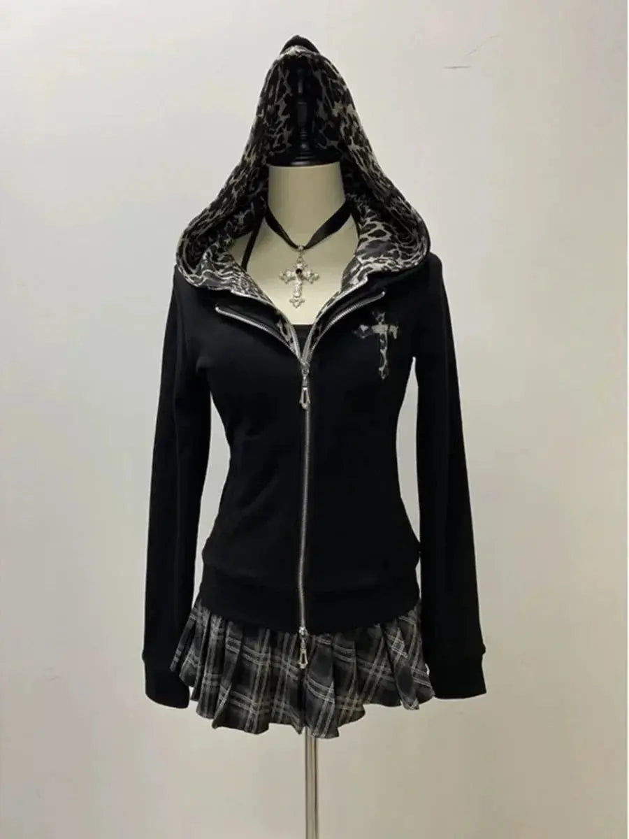 Black ZIP Hoodies