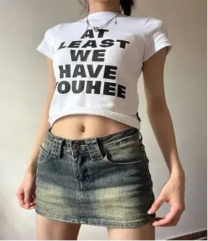 Y2K Mini Shorts Womens