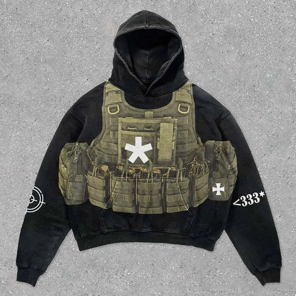 bulletproof vest hoodies women y2k