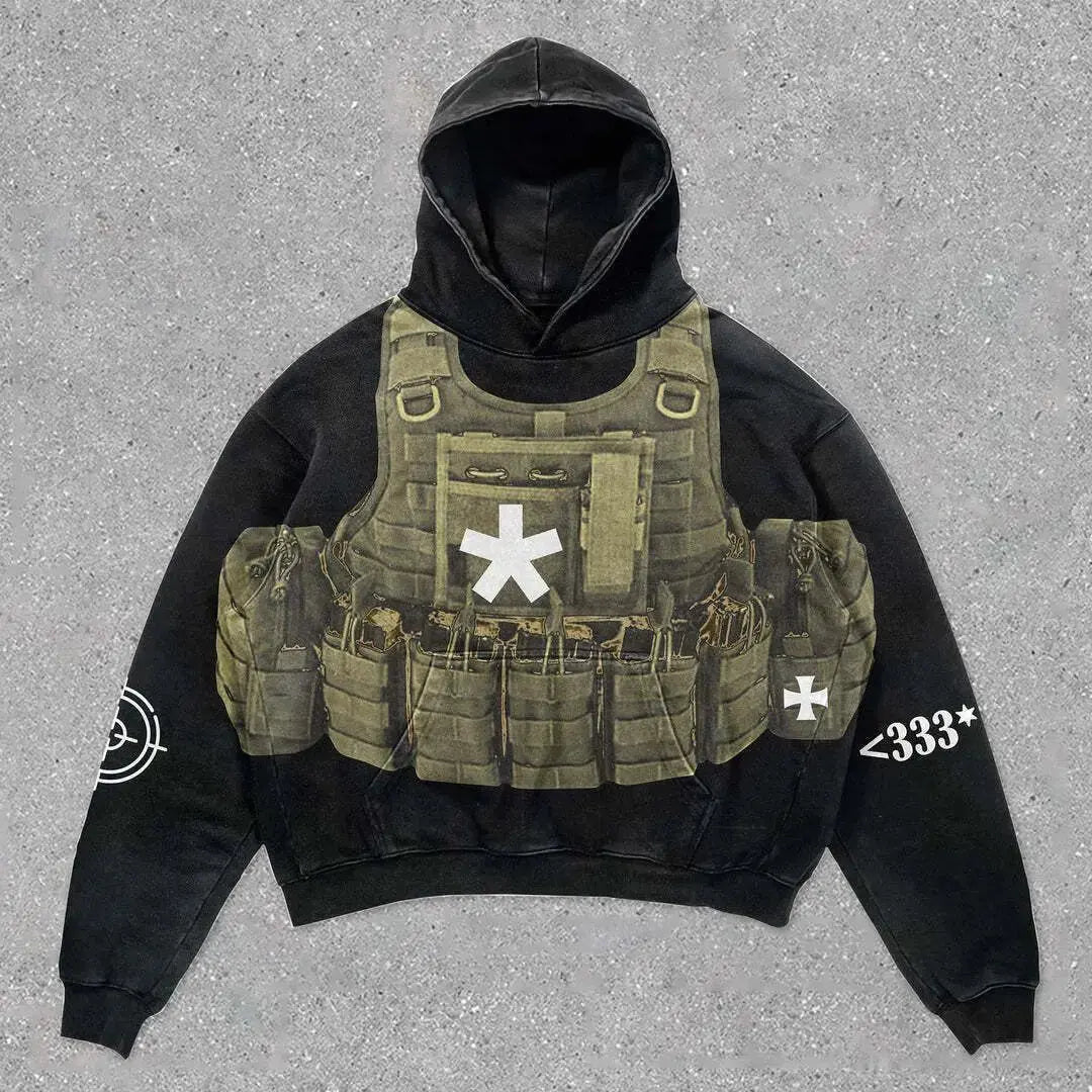 bulletproof vest hoodies women y2k
