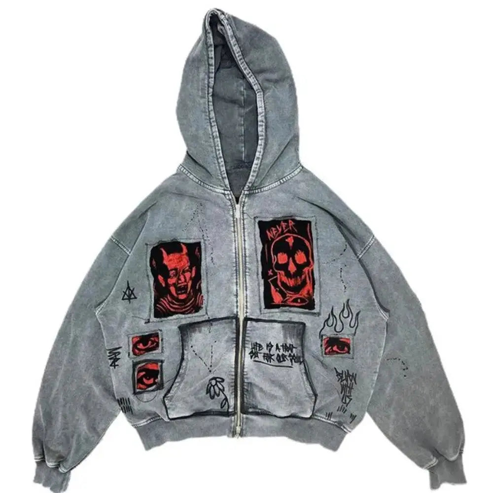 Devil Zipper Hoodie