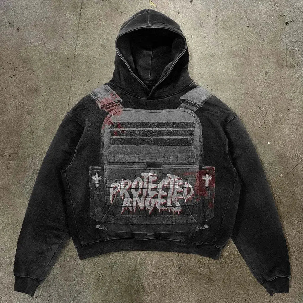 bulletproof vest hoodies women y2k