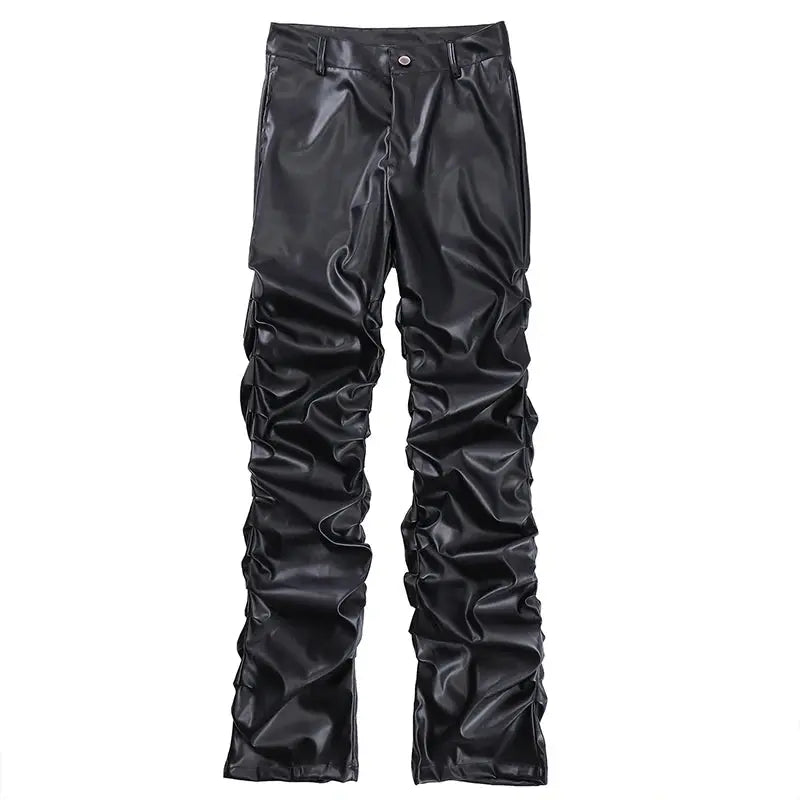 Hip Hop Leather Pants