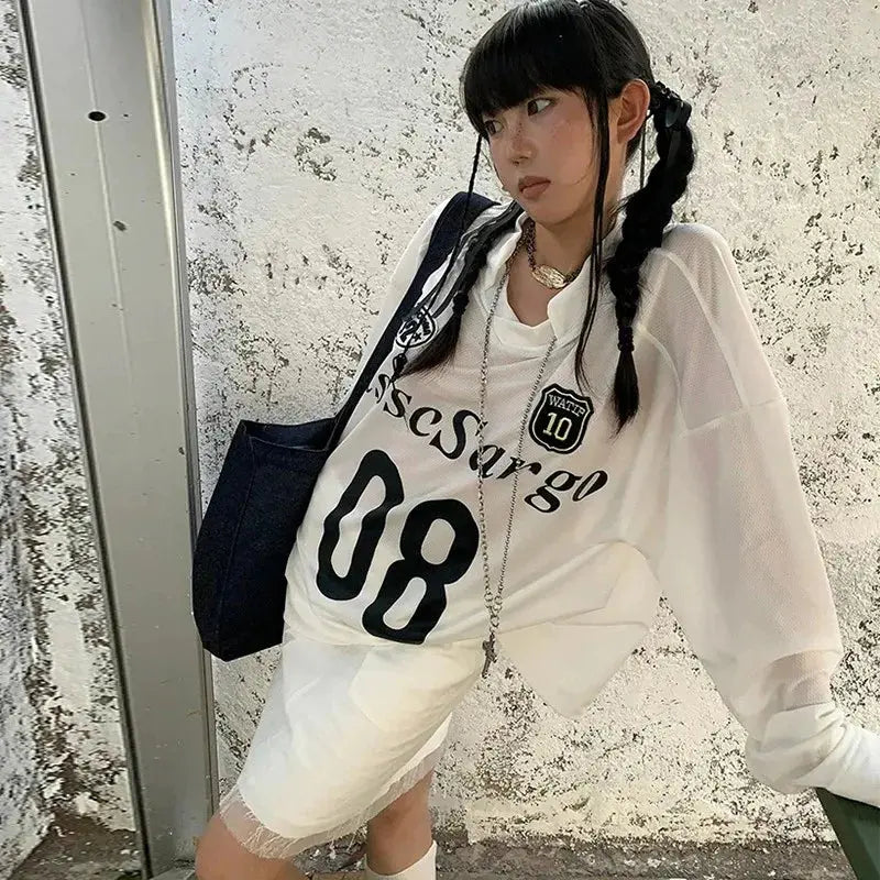 Through T-shirt Y2k