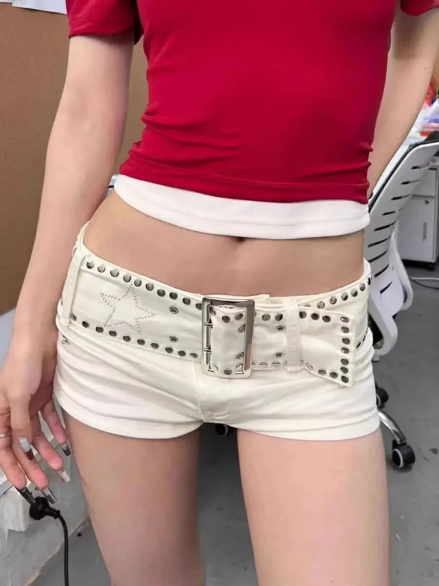 White Mini Shorts
