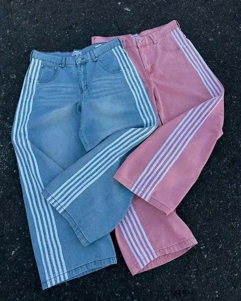 Baggy Jeans Stripes