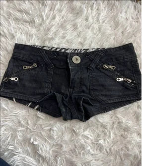 UK mini shorts Y2K