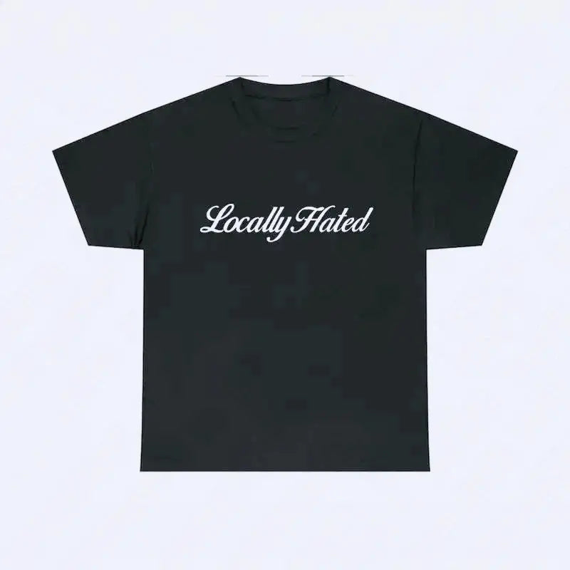 Y2K Cotton T-shirt Locally Hated