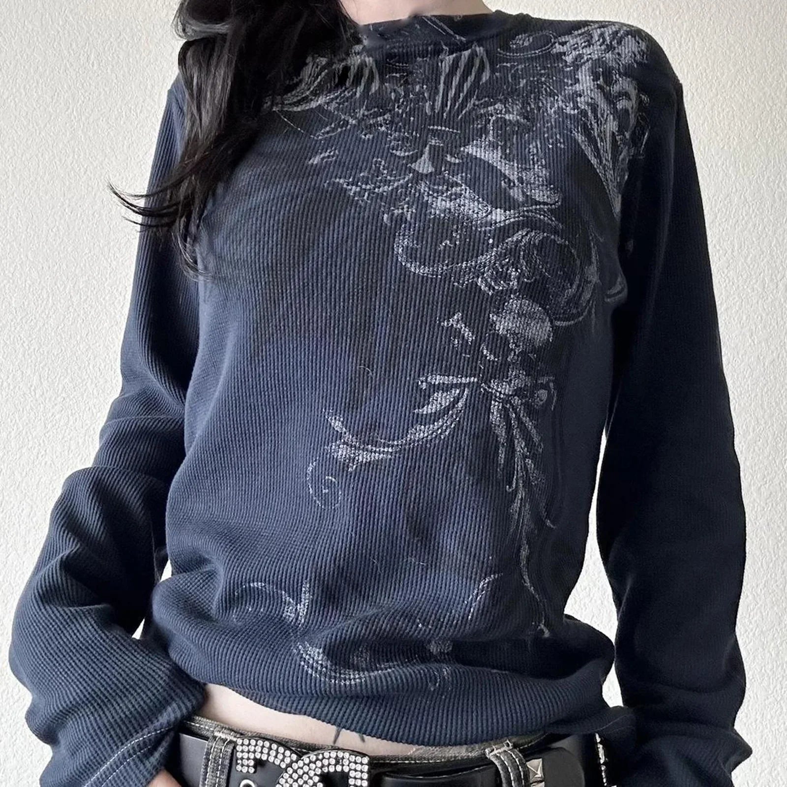 2000s Grunge Women Shirt