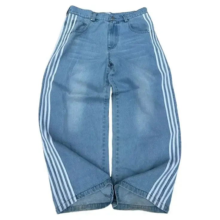 Loose washed jeans Y2k