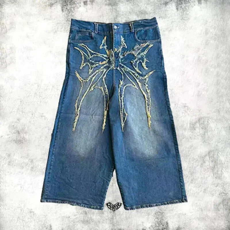 Y2K Gothic Loose Jeans