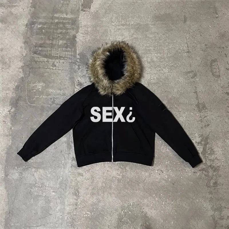 SEX¿  Zip up Hoodie