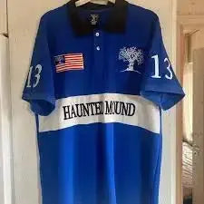 Haunted Mound Red Polo Shirt Y2K