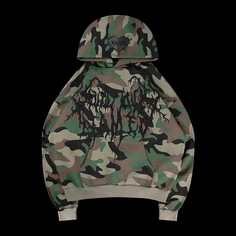 Dark Camouflage type Hoodie