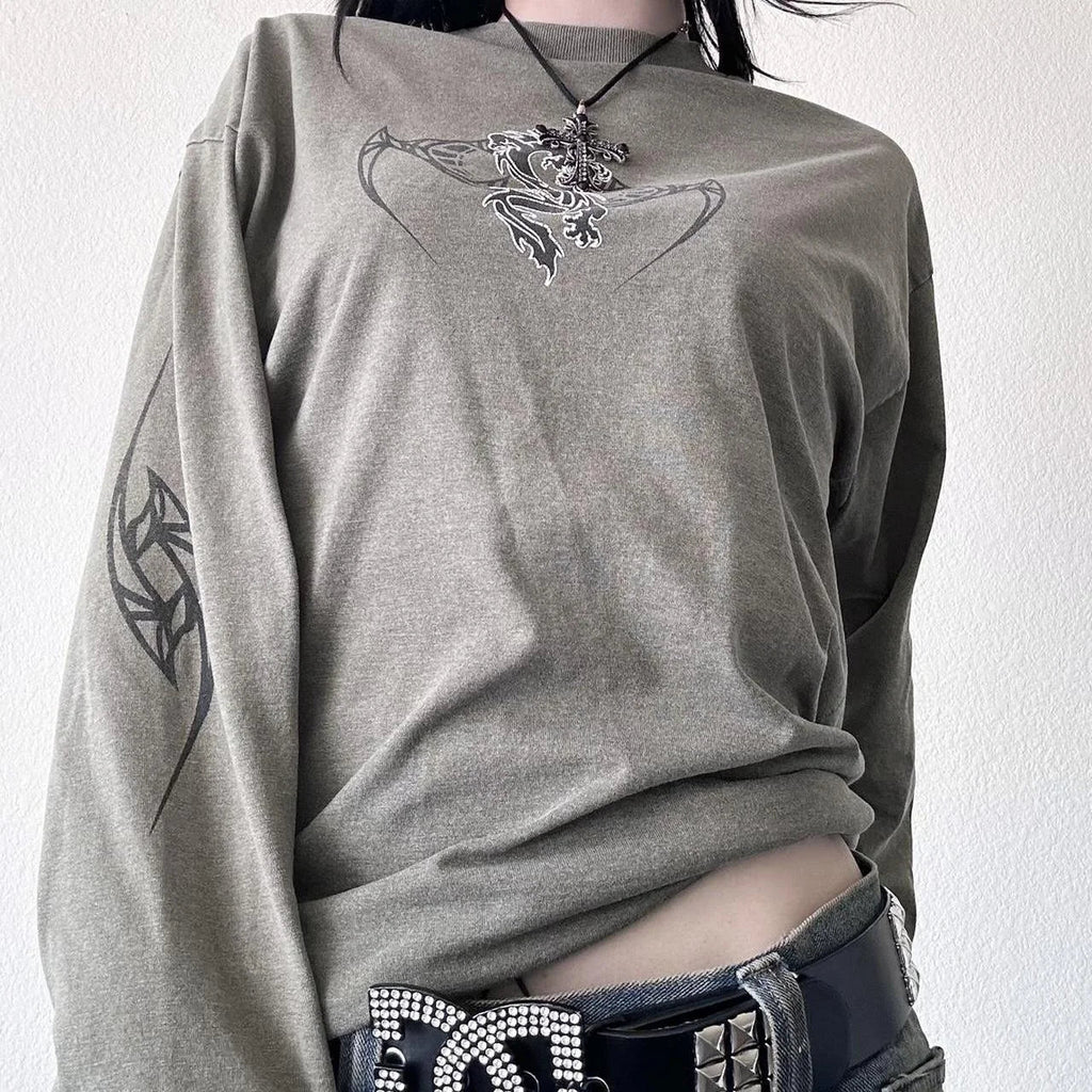 2000s Grunge Women Shirt