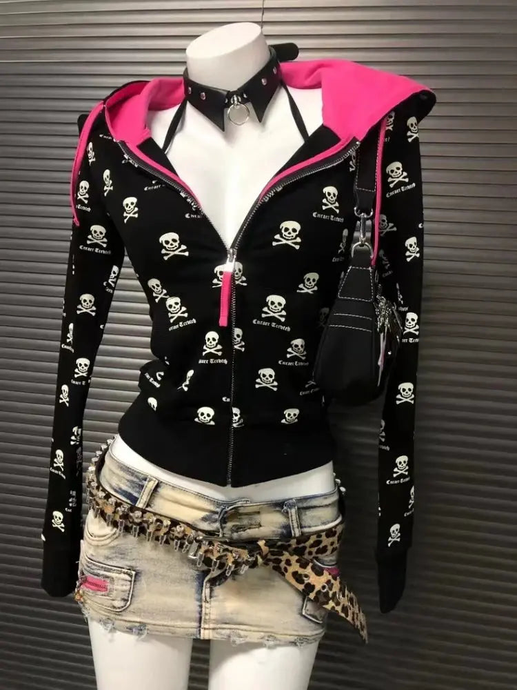 Y2k Skeleton Sweatshirt