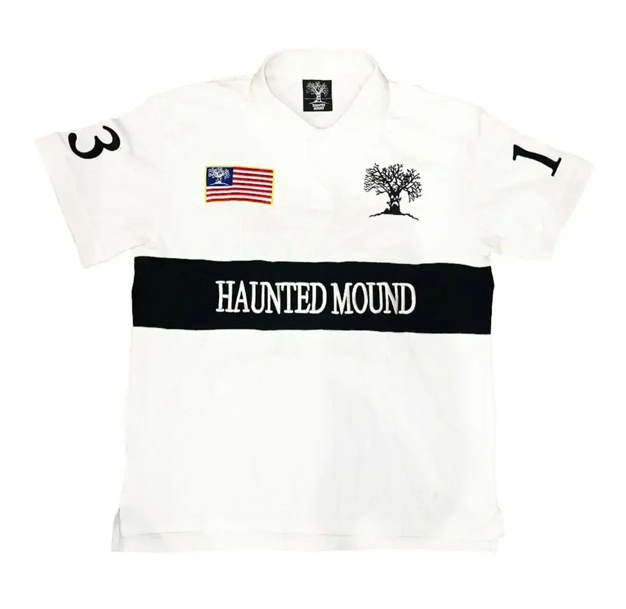 Haunted Mound Red Polo Shirt Y2K