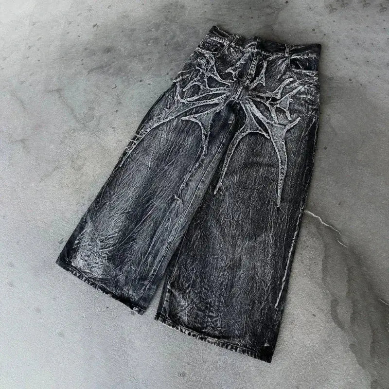 Y2K Gothic Loose Jeans