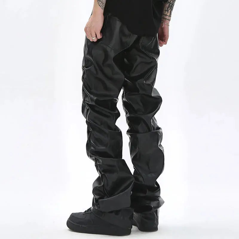 Hip Hop Leather Pants