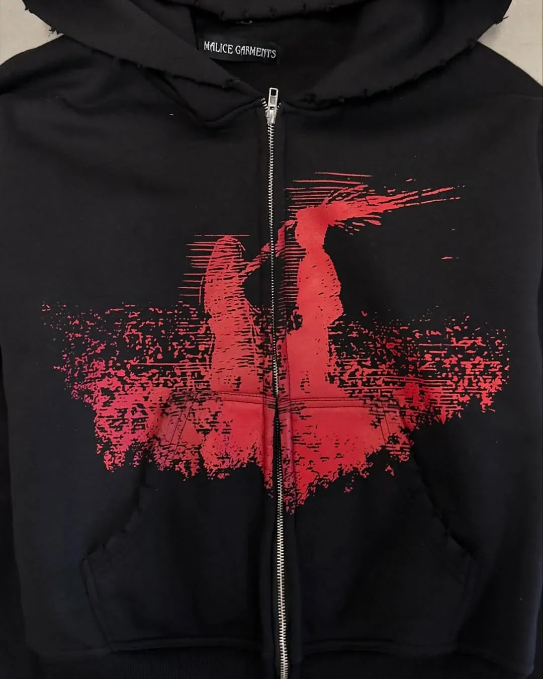 Red Black Y2K Hoodie/Pants