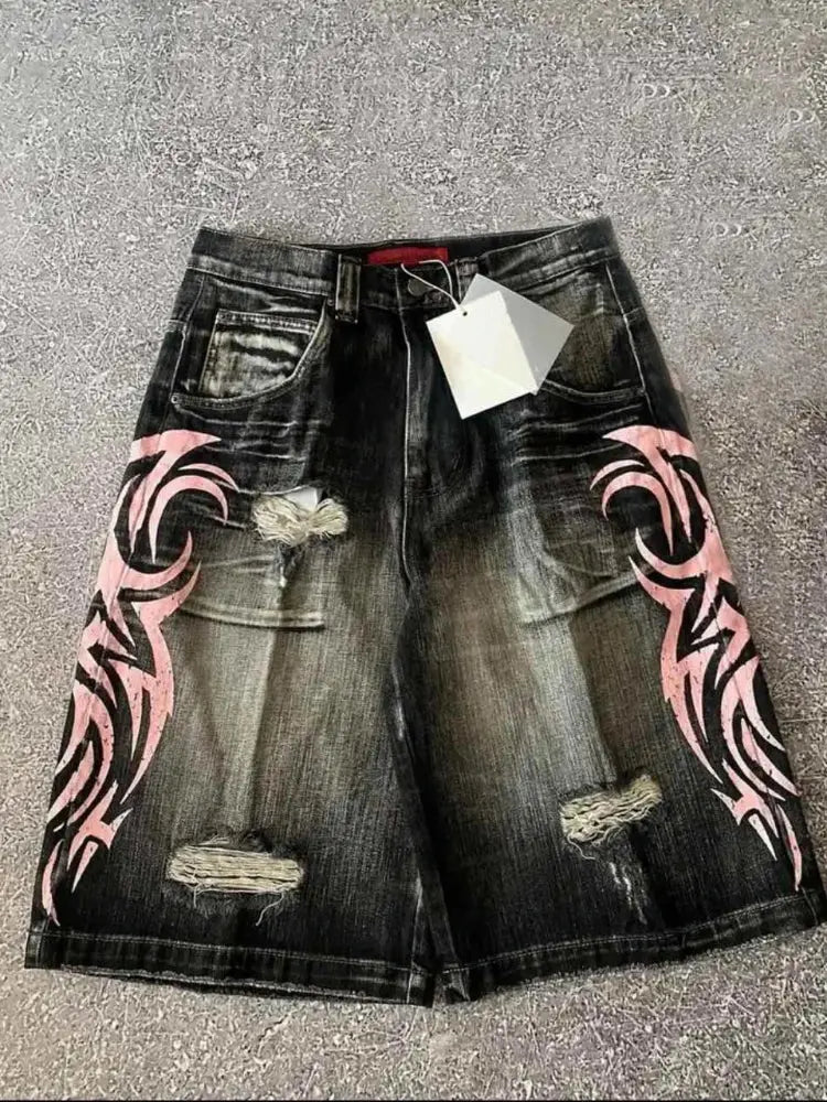 Shorts Pink Loose Y2K