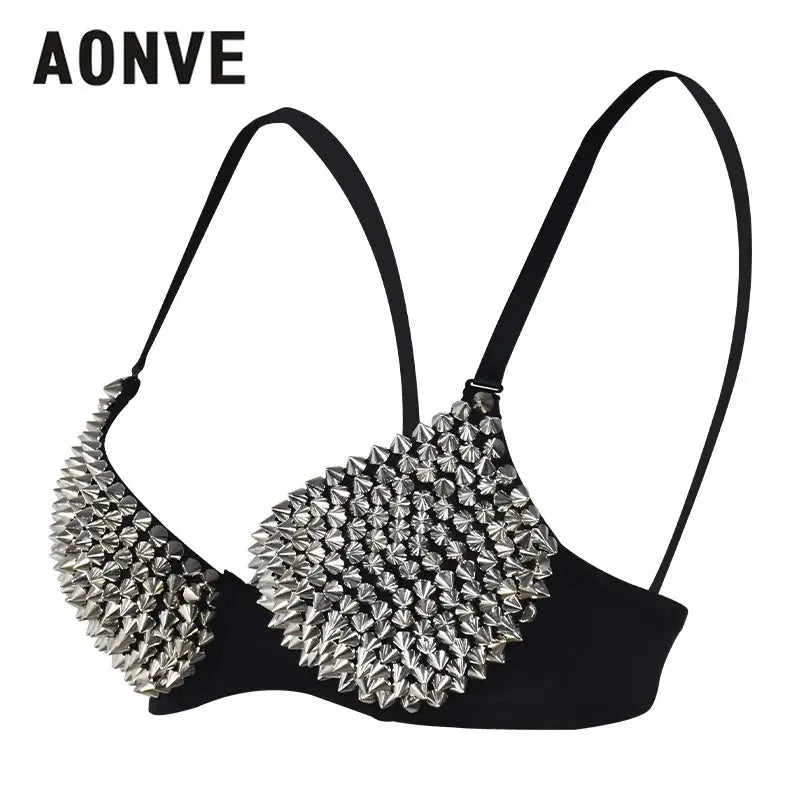 Spikes Gold Top