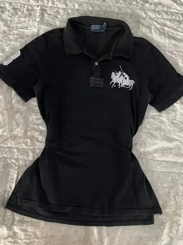 Trendy polo shirt women