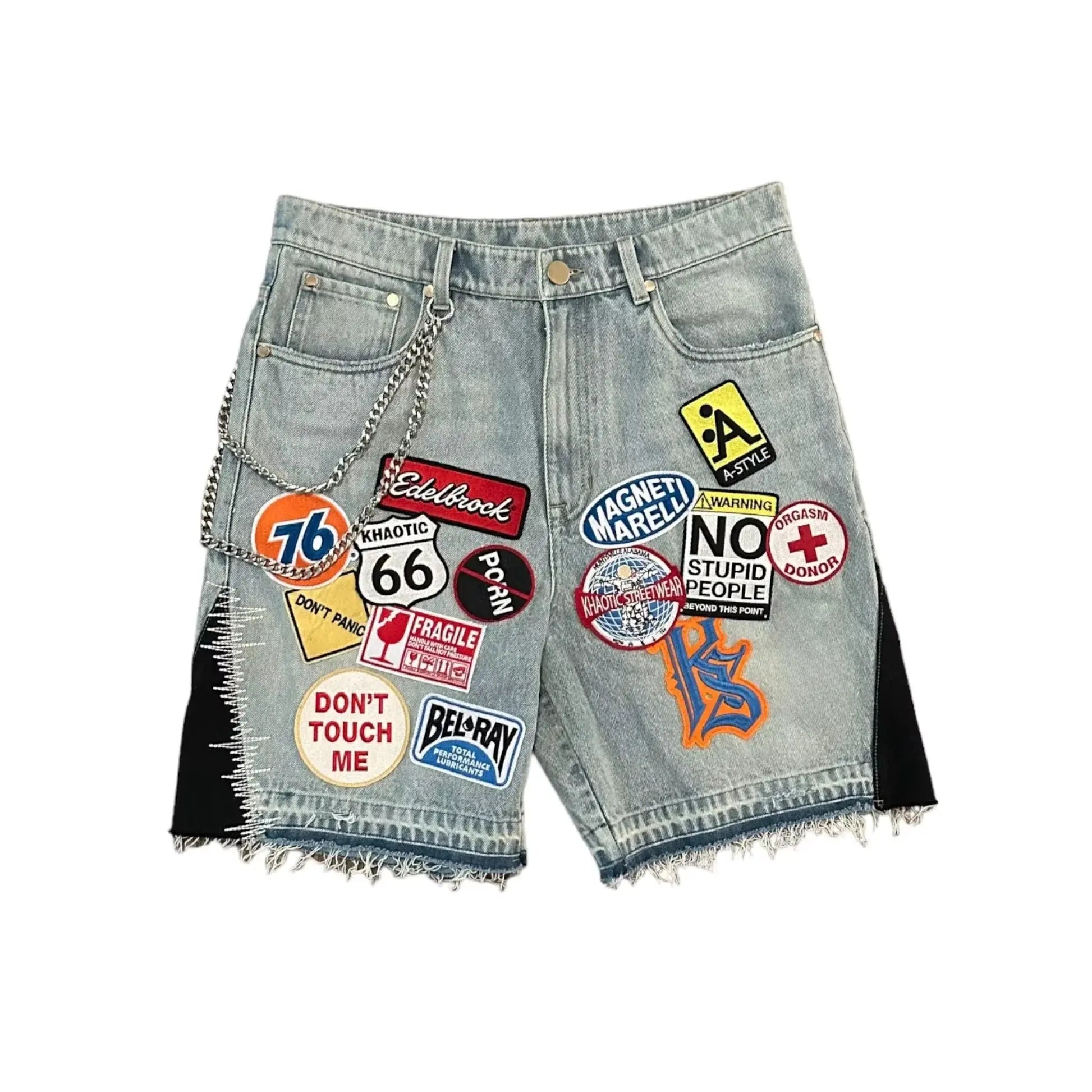 Streetwear Japanese Denim Shorts Y2K