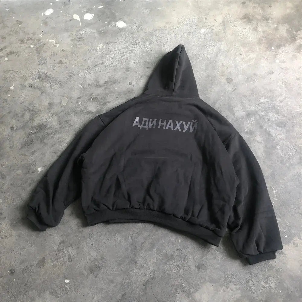 Фак Адидас YE Hoodie