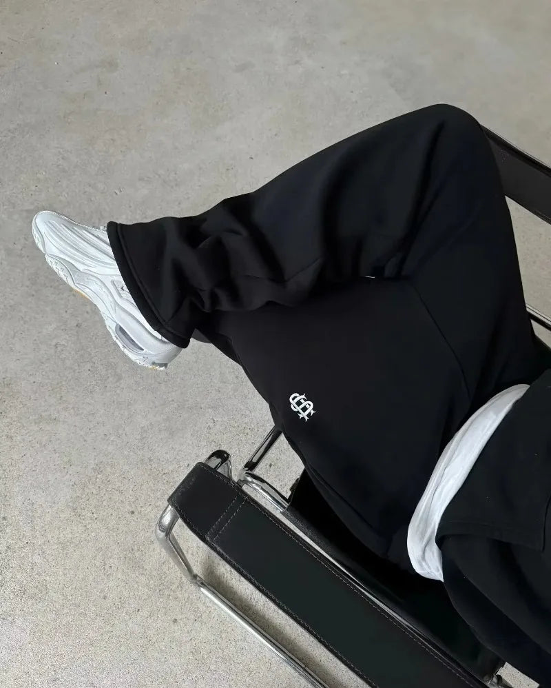 y2kSTUDIO – Baggy Tracksuit Set (Grey & Black)