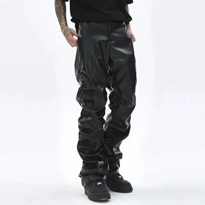 Hip Hop Leather Pants