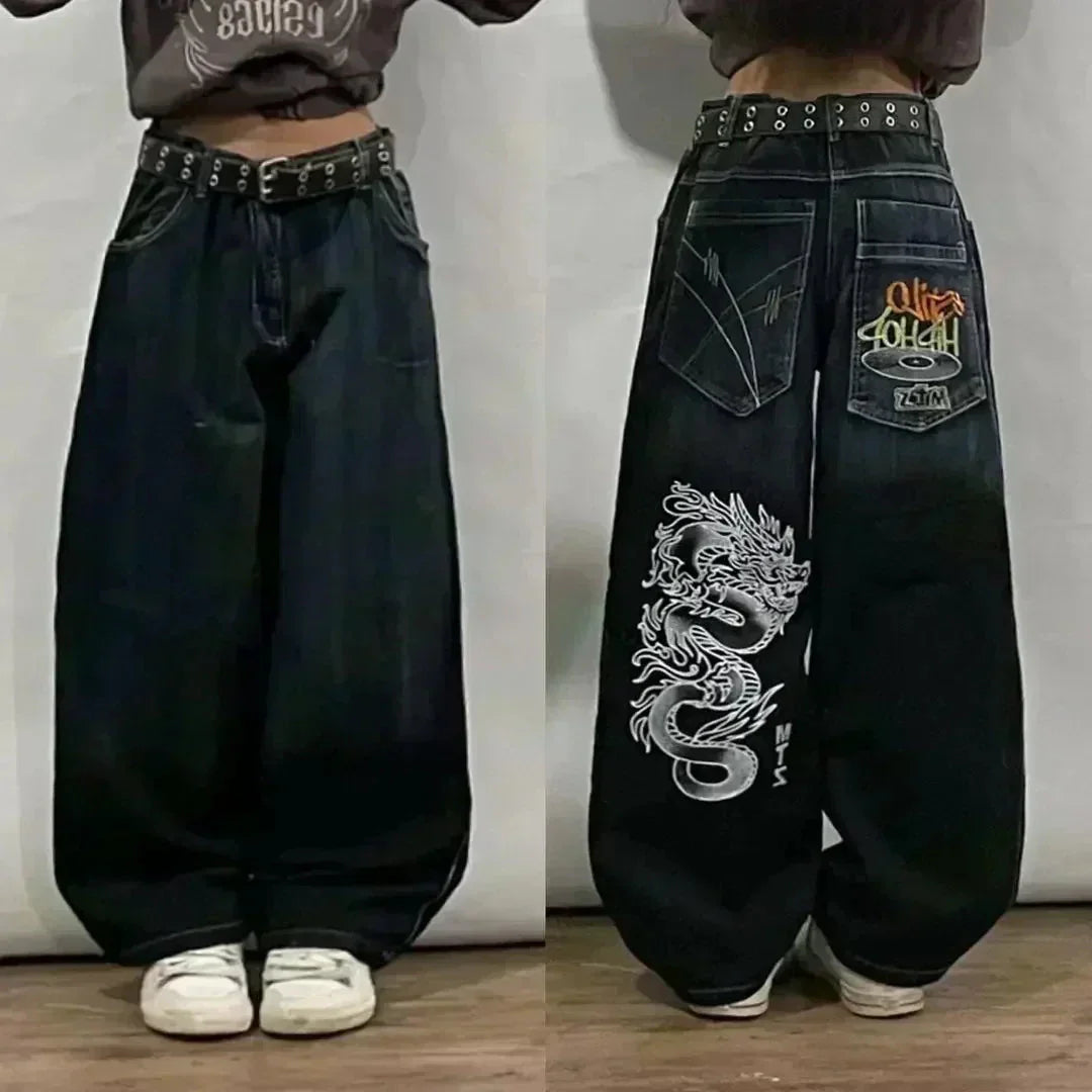 Y2K Washed Jeans Loose (10 kolorystyk)