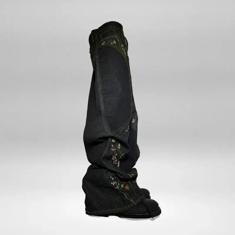 Y2K Blossom Baggy Jeans