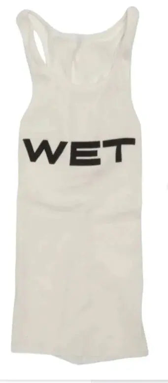 Y2k WET Sleeveless Top