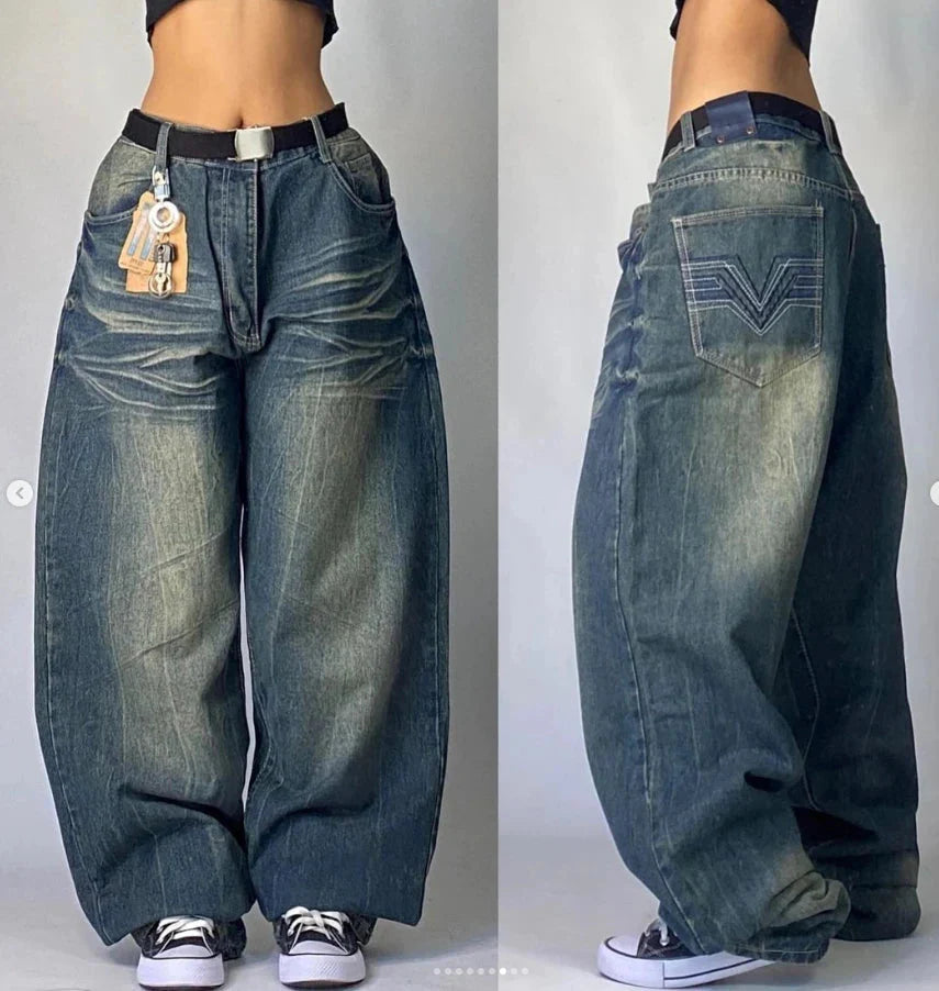 Y2K Washed Jeans Loose (10 kolorystyk)